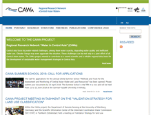 Tablet Screenshot of cawa-project.net